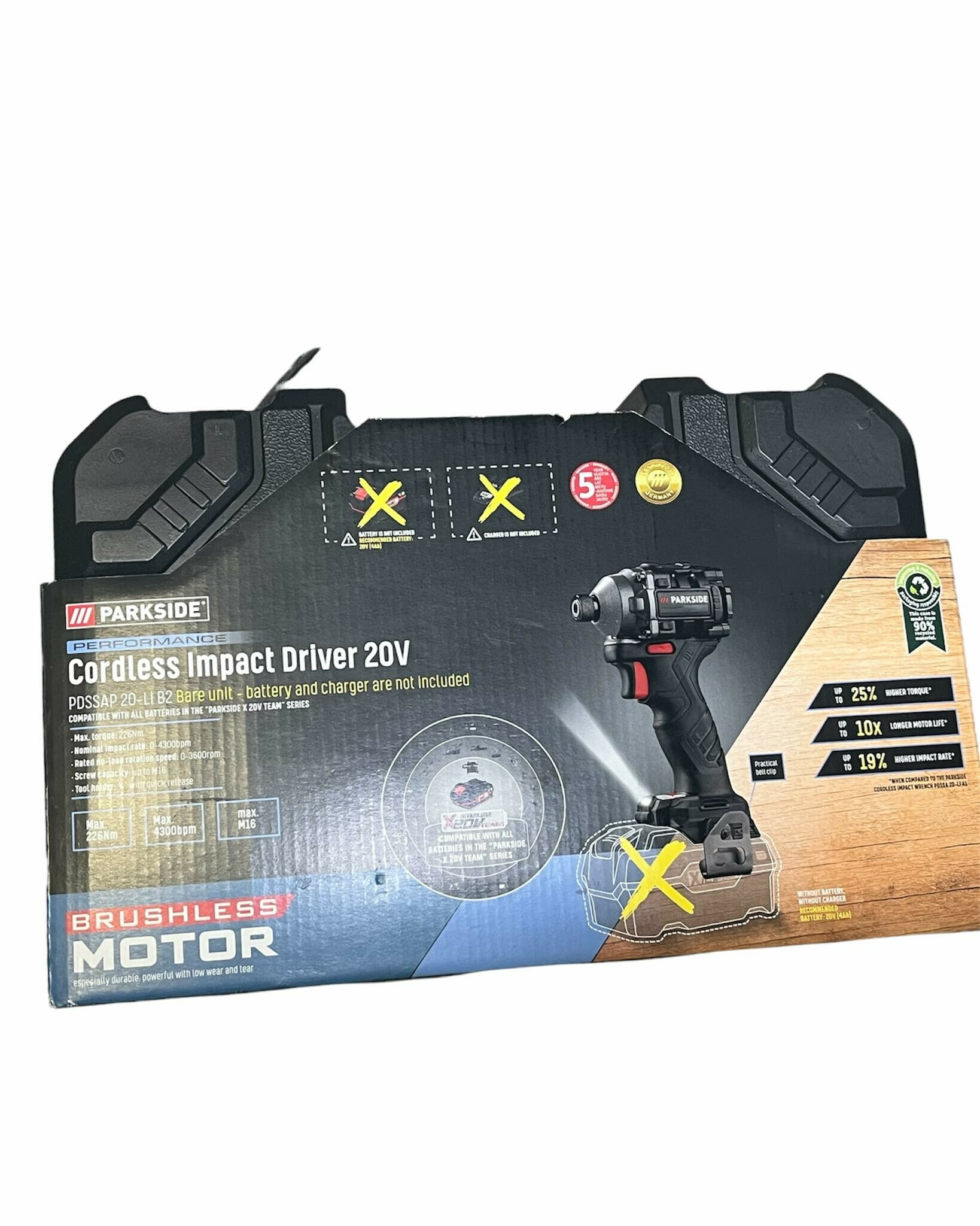 PARKSIDE CORDLESS IMPACT DRIVER 20V PDSSA 20LI B Wkrętarki Loombard.pl