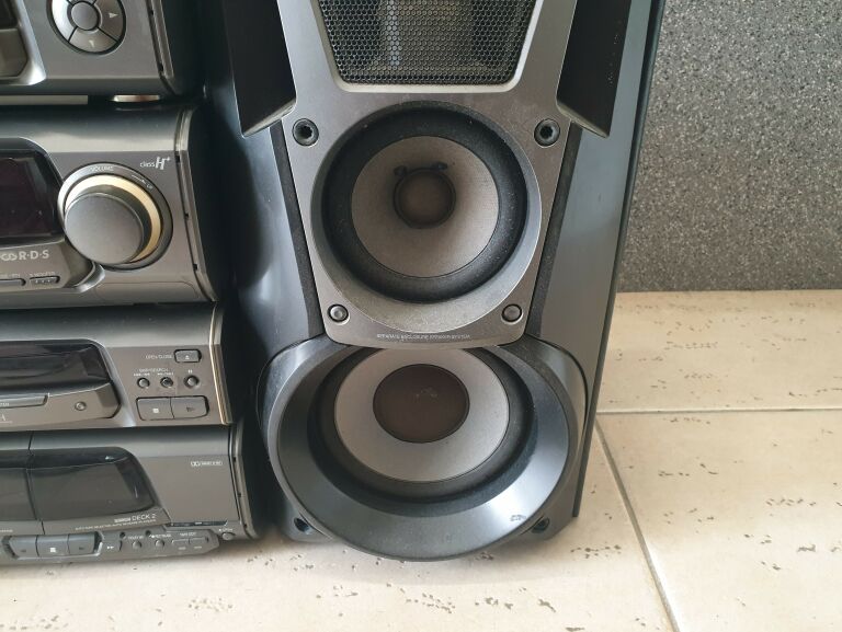 WIEŻA TECHNICS SH-500 + 2 KOLUMNY + KABLE