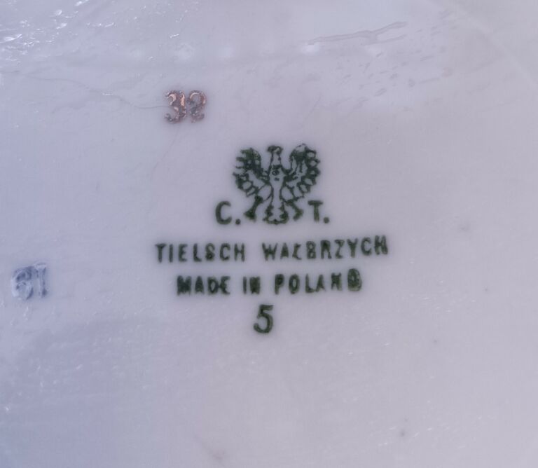 PATERA PORCELANA SYGNOWANA C T TIELSCH WAŁBRZYCH
