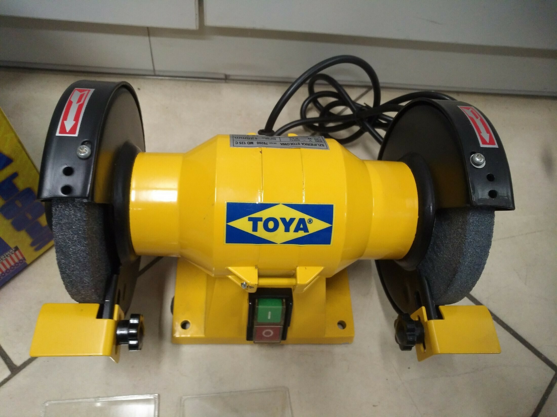 szlifierka-stolowa-toya-79200-komplet-120w-stan-uzywany