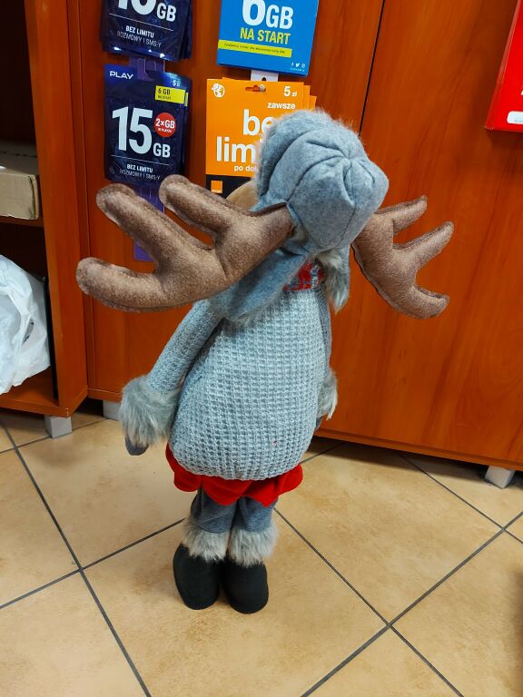 SKRZAT RENIFER JELEŃ ŁOŚ 60 CM