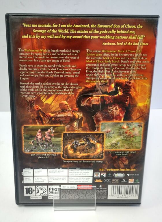 GRA WARHAMMER MARK OF CHAOS GOLD EDITION PC