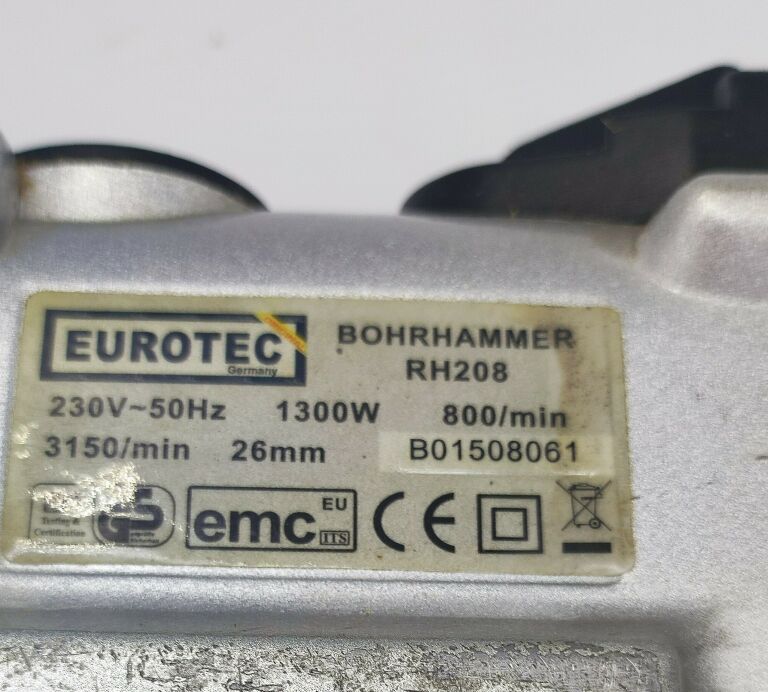 EUROTEC RH208 + WALIZKA POLECAMY !