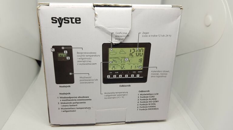 STACJA POGODY SYSTE 210063-WS