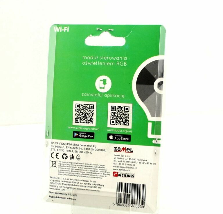 ZAMEL SUPLA STEROWNIK LED RGB WI-FI SLW-01