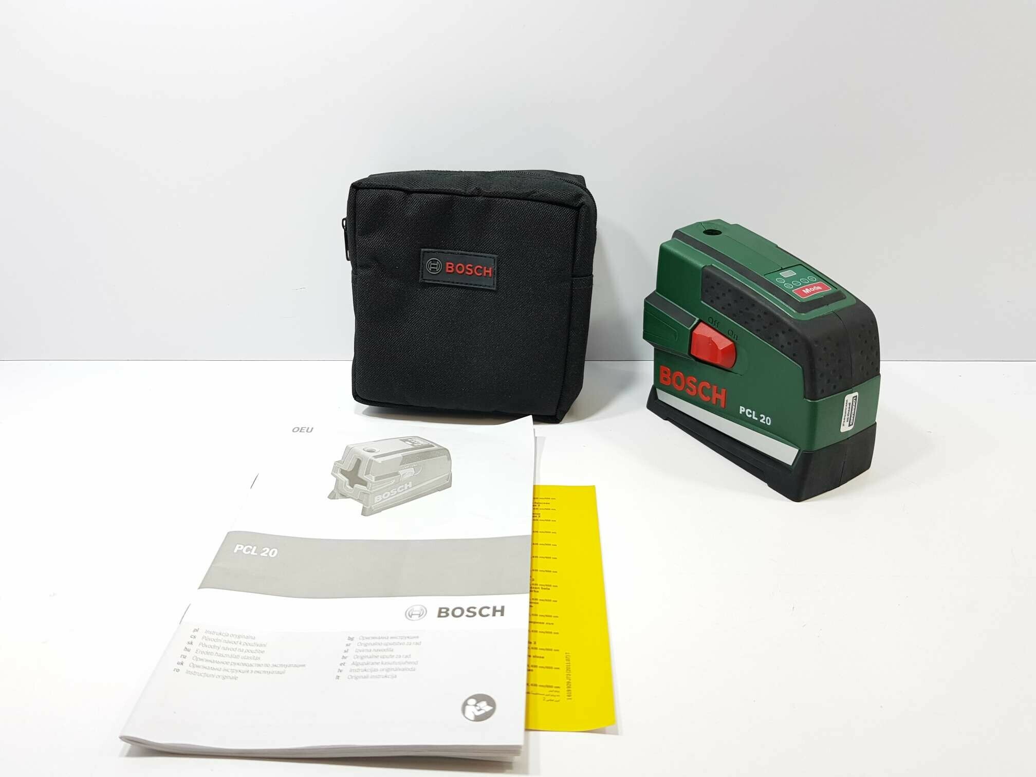 LASER KRZYŻOWY BOSCH PCL 20 +STATYW KOMPLET | Lasery krzyżowe | Loombard.pl