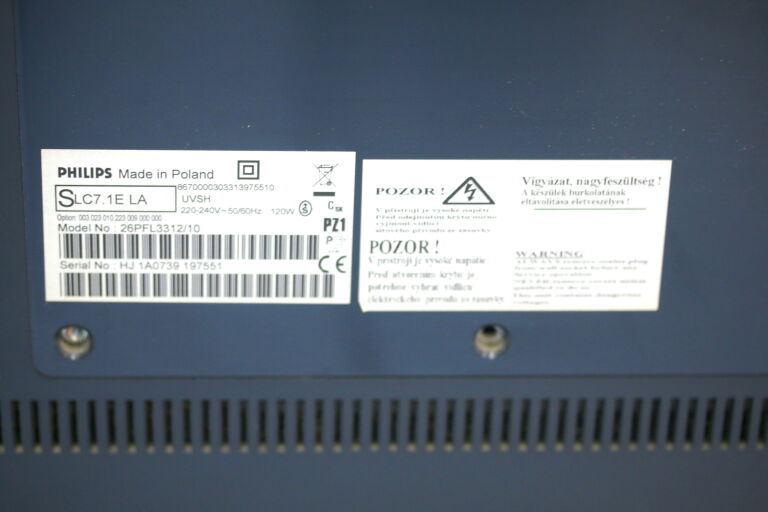 TV LCD 26 CALI PHILIPS 26 PFL + PILOT 1366 X 768P