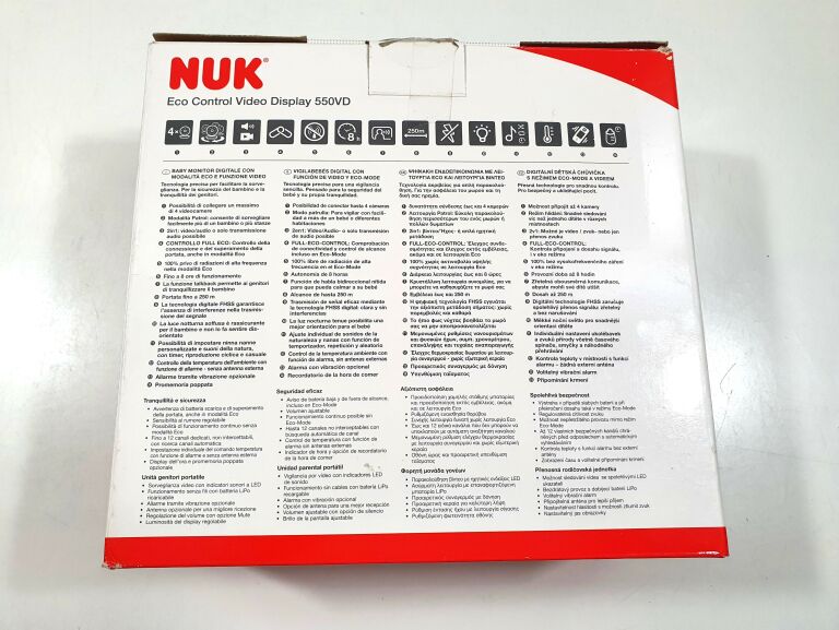 VIDEONIANIA NUK ECO CONTROL VIDEO DISPLAY 550VD