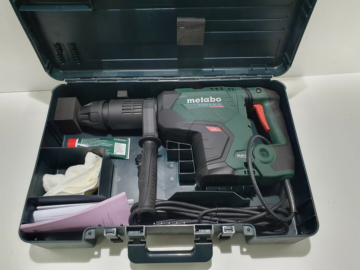 mlot-udarowy-metabo-khev-8-45-bl-sds-maxjak-nowy-moc-1500