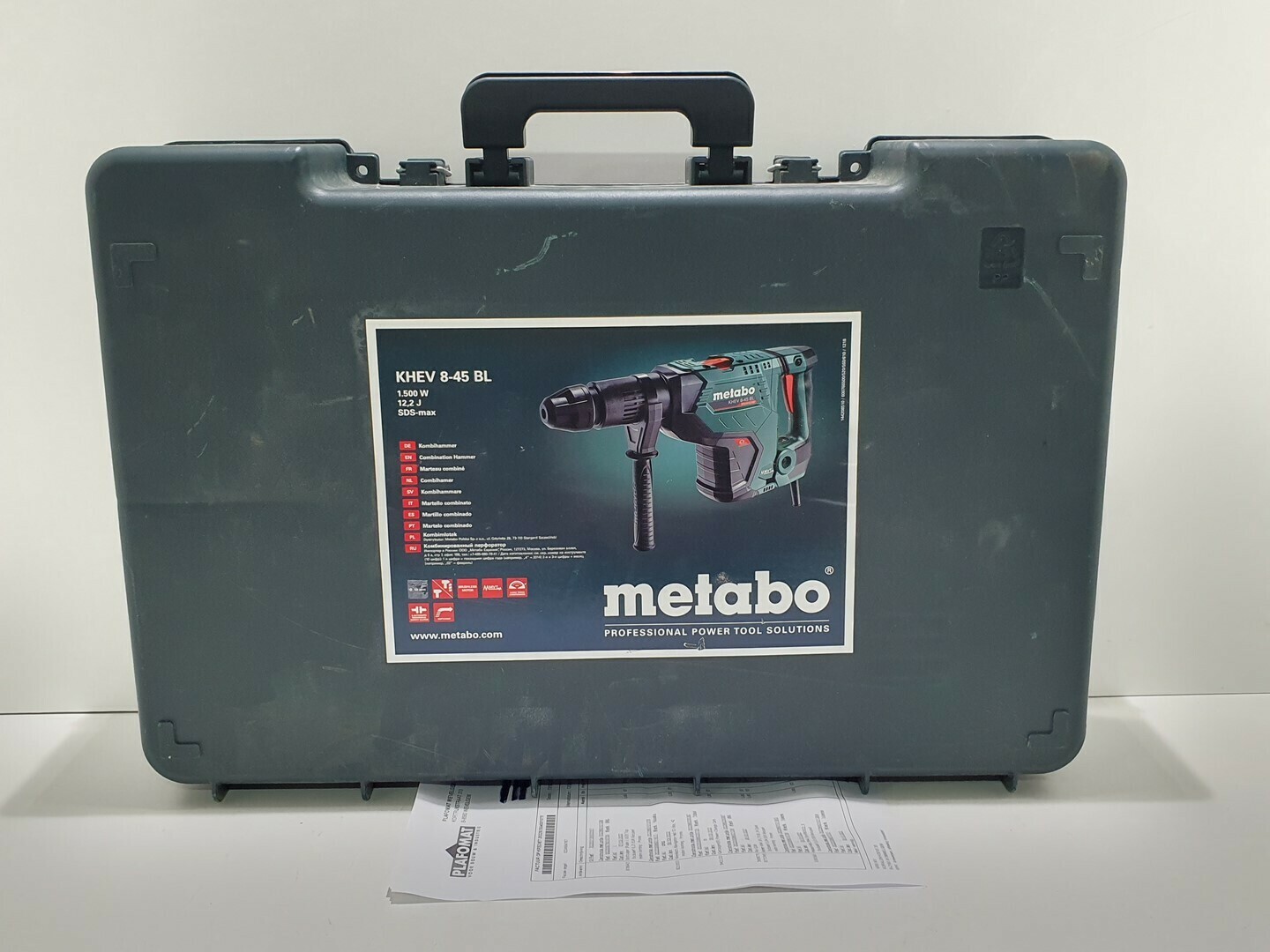 mlot-udarowy-metabo-khev-8-45-bl-sds-maxjak-nowy-stan-powystawowy