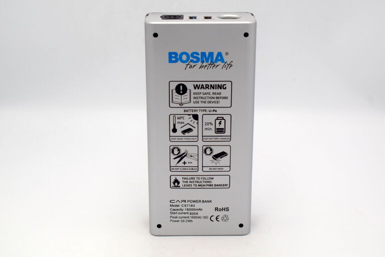 BOSMA CS7183 BOOSTER POWERBANK 800A INDUKCJA