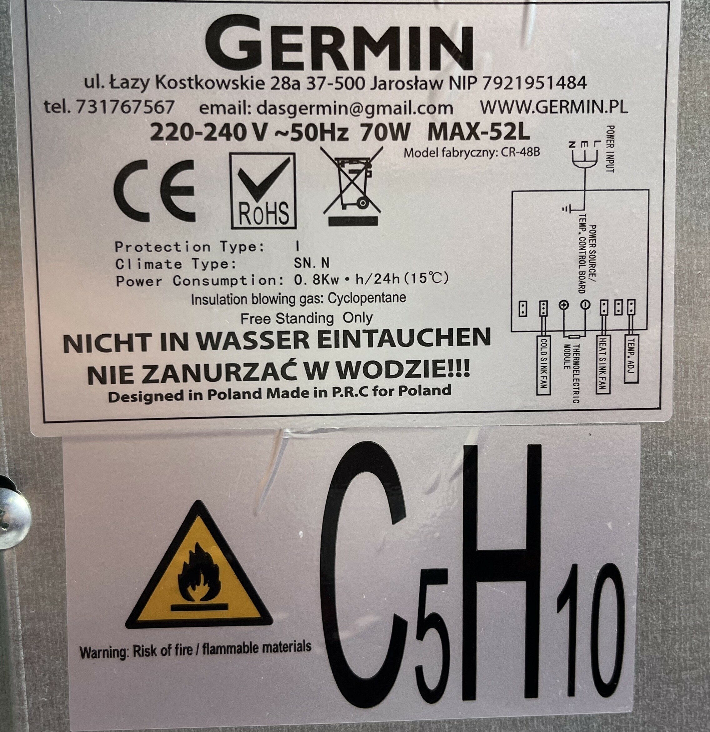 lodowka-52l-germin-max-52l-stan-uzywany