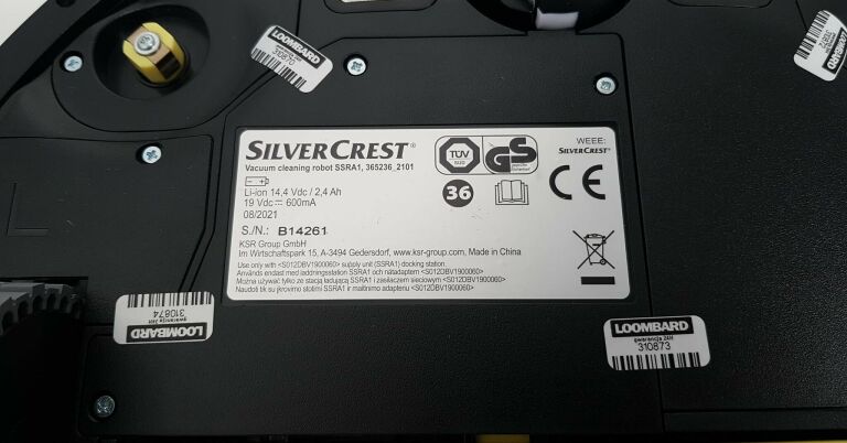 ROBOT SPRZĄTAJĄCY SILVERCREST SSRA1