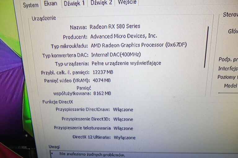 STACJONARKA AMD RYZEN 3 2200G/16GB/RADEON RX 580