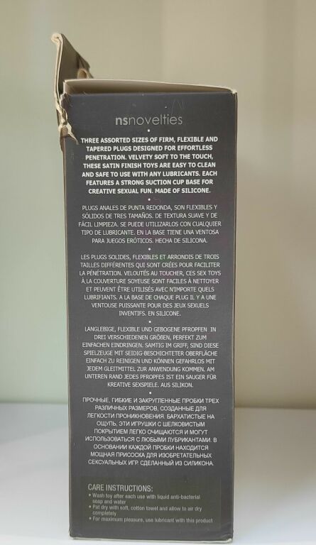 3 KORKI ANALNE TRAINERKIT RENEGADE CZARNE,ZOBACZ!
