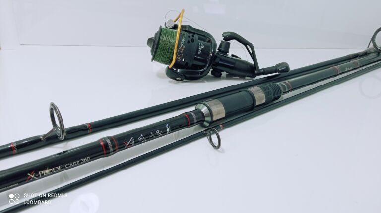 WEDKA PLODE CARP 360 + OKUMA TACTIC BF 555I