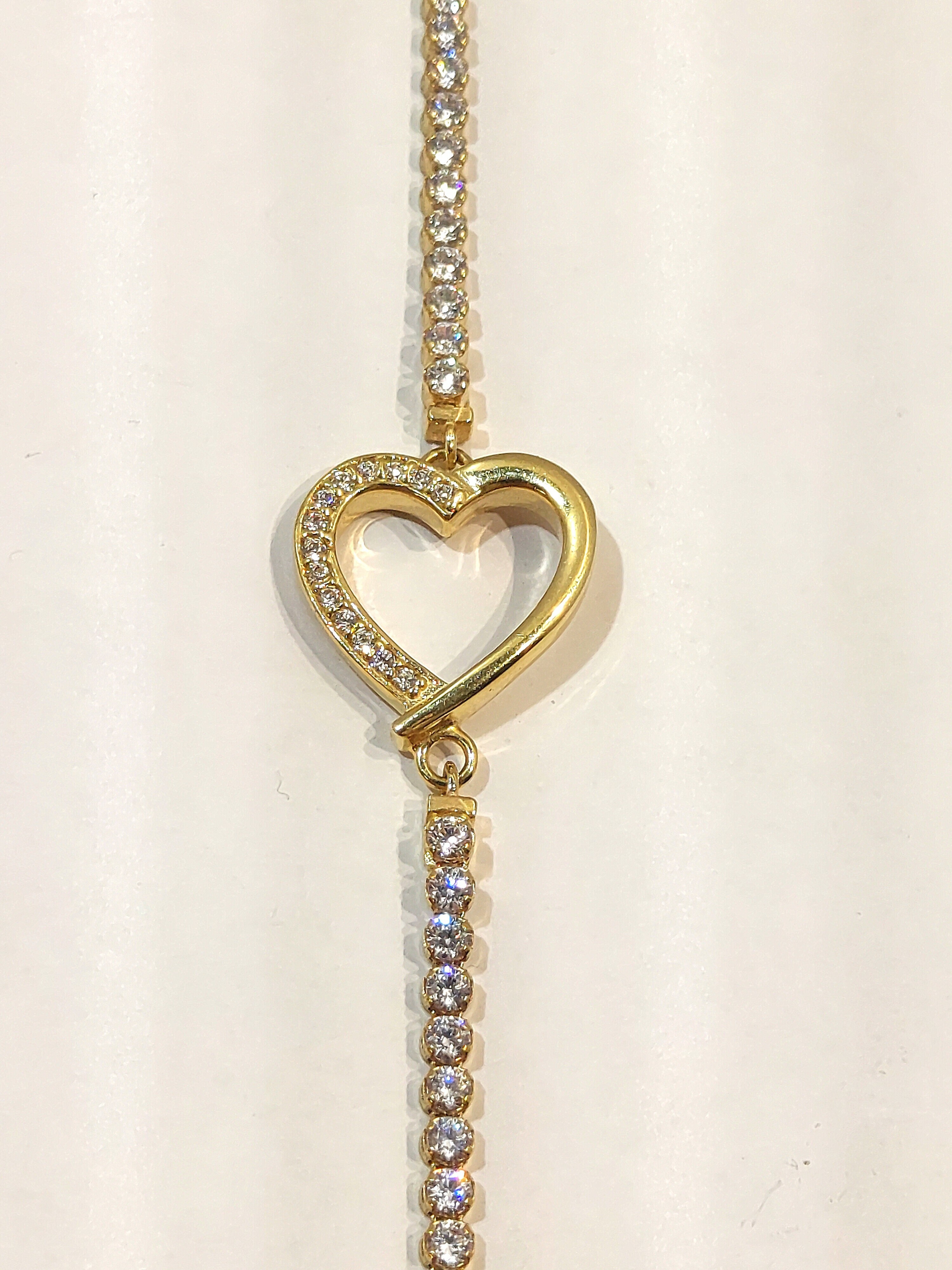 przepiekna-zlota-bransoletka-z-sercem-pr-585-185-cm-ean-gtin-5906952400828