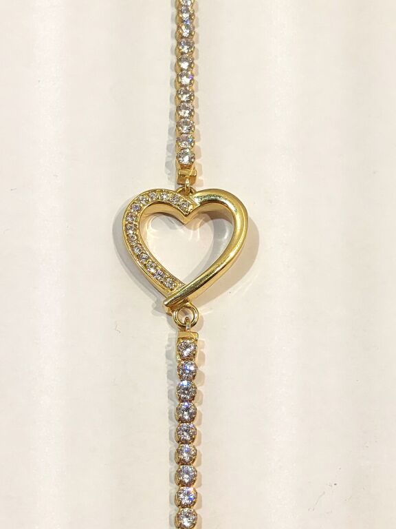 przepiekna-zlota-bransoletka-z-sercem-pr-585-185-cm-ean-gtin-5906952400828