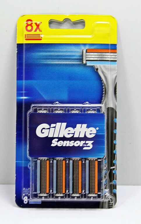 WKŁADY GILLETTE SENSOR 3 8X