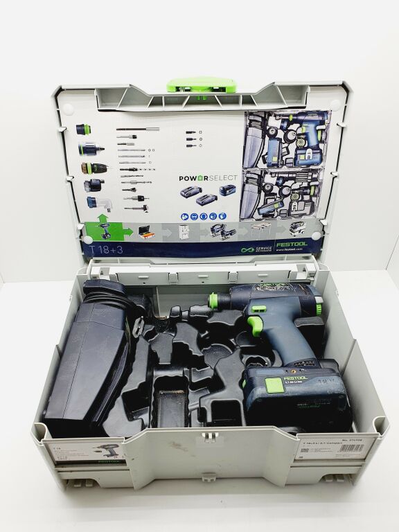 WKRĘTARKA FESTOOL T 18+3 KOMPLET