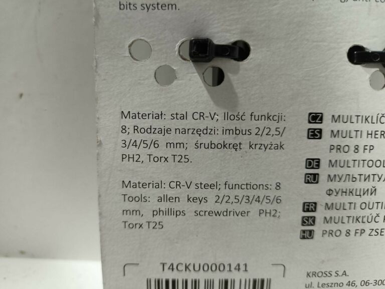 MULTITOOL ROWEROWY KROSS PRO 8
