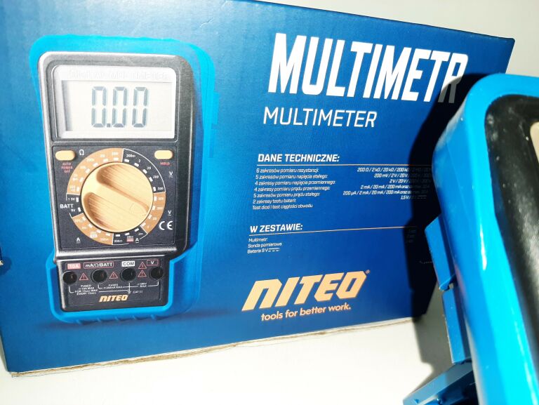 MULTIMETR NITEO MLTM0089-22 W PUDEŁKU