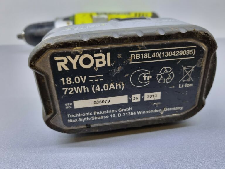 WKRĘTARKA RYOBI LLCDI1802 18V / ŁADOWARKA