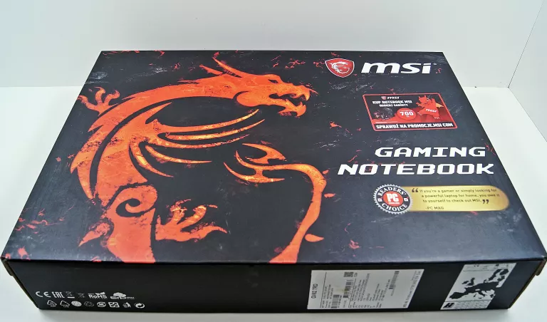 LAPTOP MSI GV62 7RD GTX 1050 4GB/ 8G BDDR4/I5 7GE