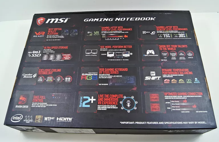 LAPTOP MSI GV62 7RD GTX 1050 4GB/ 8G BDDR4/I5 7GE