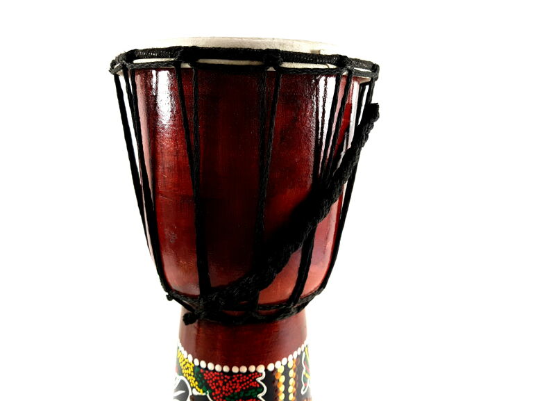 DJEMBE KOLOROWY RĘCZNIE ROBIONY BĘBEN