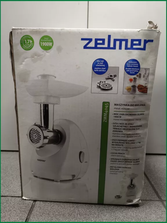 MASZYNKA DO MIELENIA MIĘSA ZELMER ZMM4045W