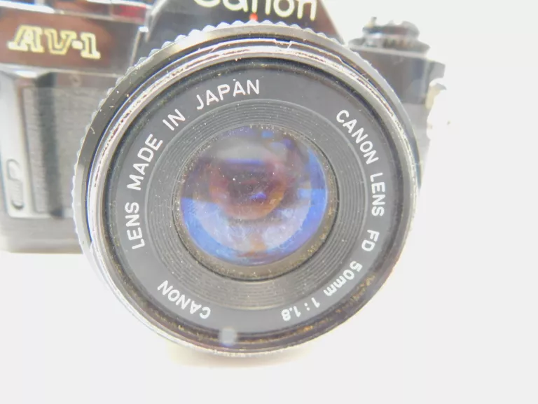 APARAT CANON AV1 + OBIEKTYW 50 MM F1.8