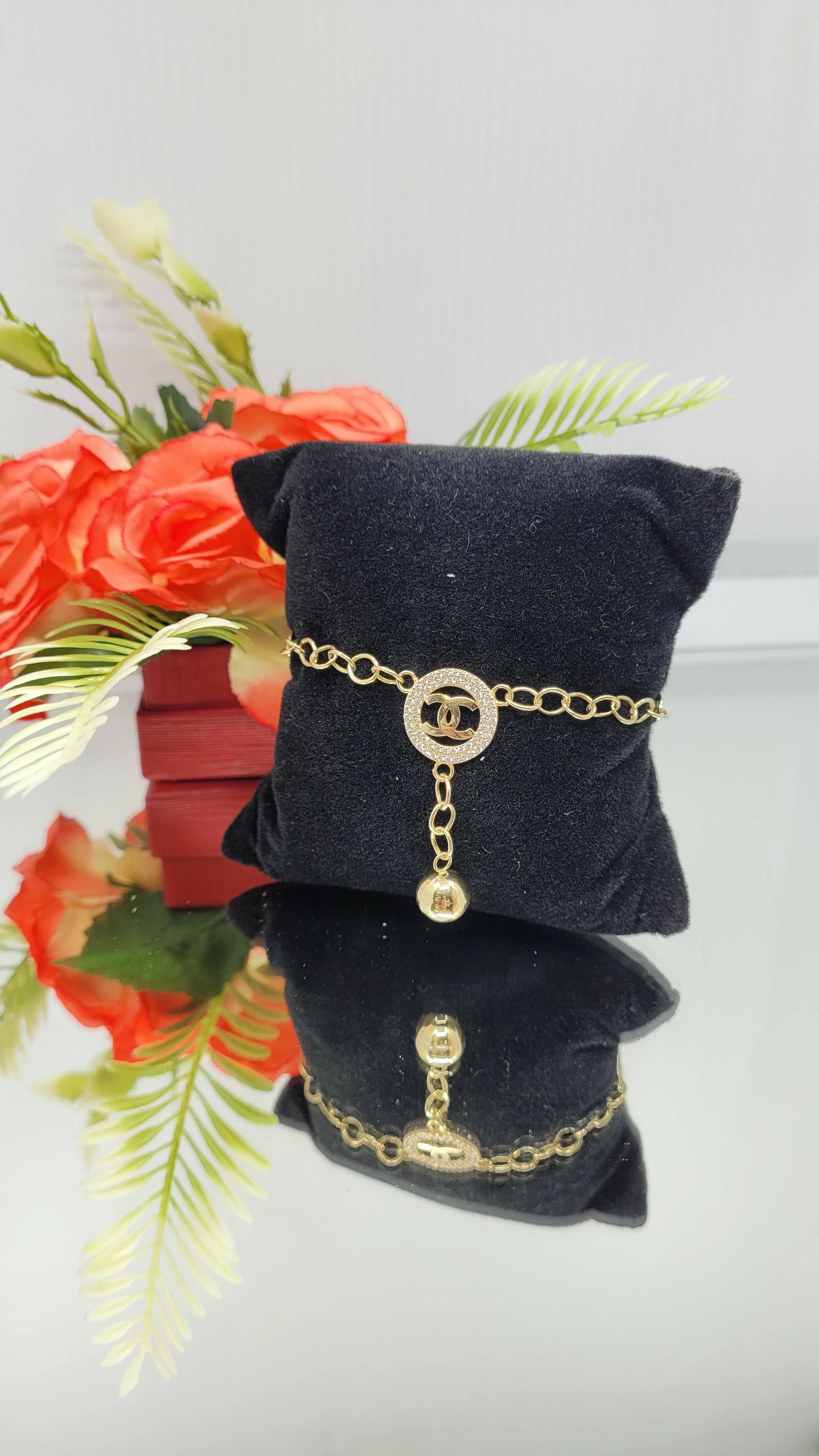 zlota-bransoletka-585-14k-425g-chanel-stan-powystawowy