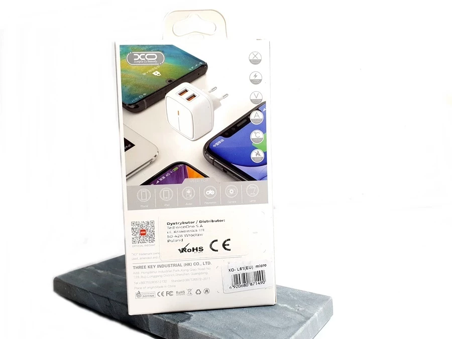ladowarka-xo-l61-2usb-micro-usb-kostka-kabel-stan-nowy