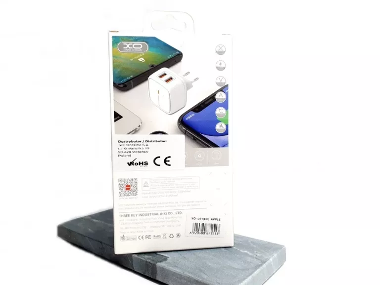 ladowarka-xo-l61-2usb-iphone-kostka-kabel-stan-nowy