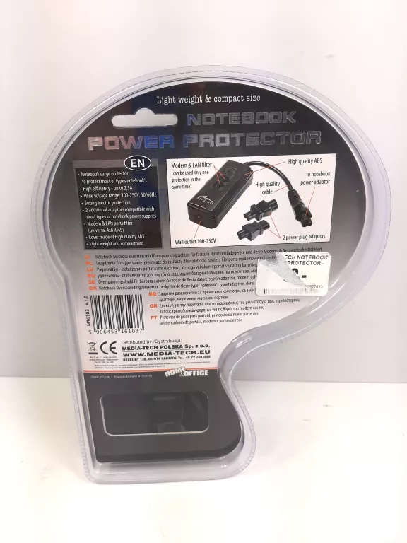 MEDIA TECH NOTEBOOK POWER PROTECTOR - ZASILACZ