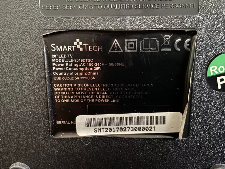 TV SMARTTECH LD-2019DTSC 20 CALI + PILOT 12V