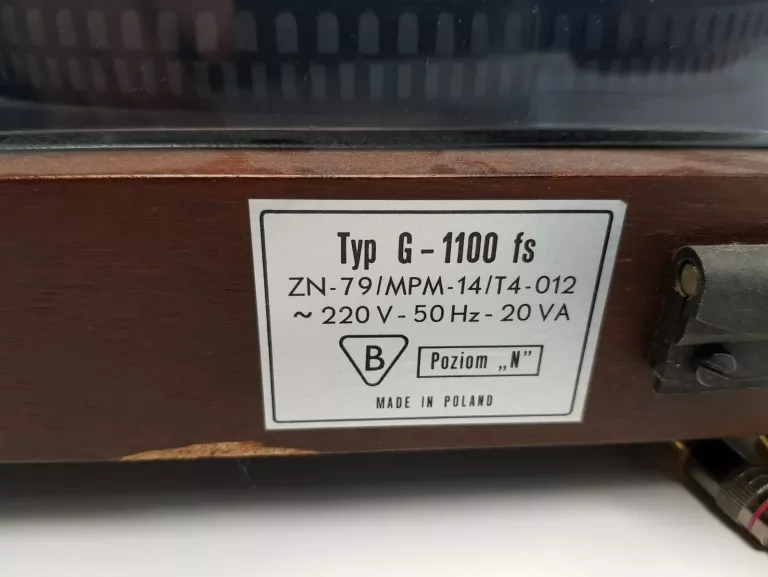 GRAMOFON UNITRA FONICA DANIEL G-1100FS