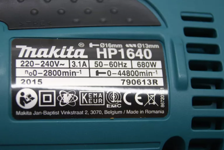 WIERTARKA UDAROWA MAKITA HP1640