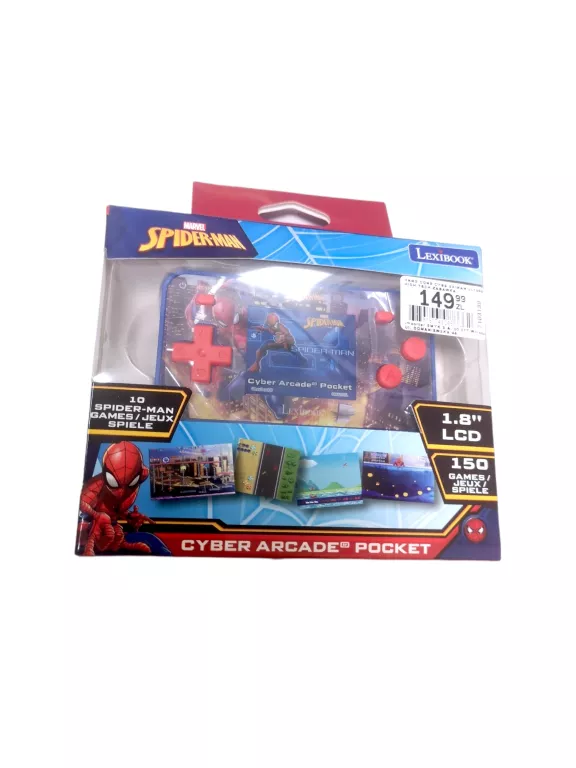 KONSOLA PODRĘCZNA LEXIBOOK SPIDERMAN CYBER ARCADE