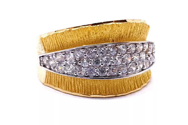 zloty-pierscionek-cyrkonie-wyrazisty-wzor-r18-14k-rodzaj-2205-2