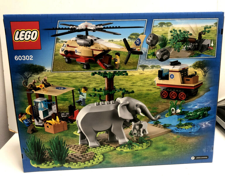 LEGO CITY NA RATUNEK DZIKIM ZWIERZĘTOM 60302