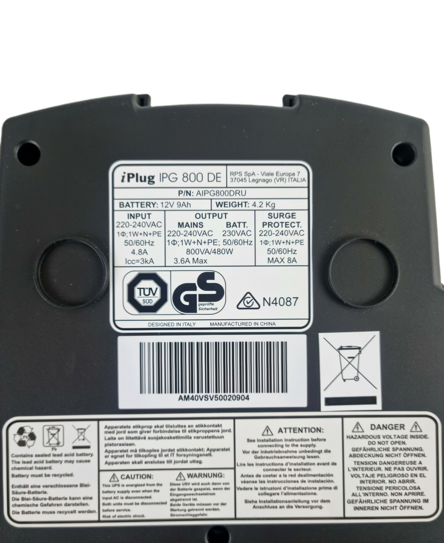 zasilacz-ups-riello-iplug-ipg-800-faktura-stan-uzywany