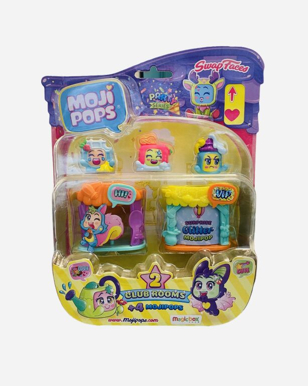 MOJI POPS PARTY ZESTAW 2 POKOJE KLUBOWE+4 FIGURKI