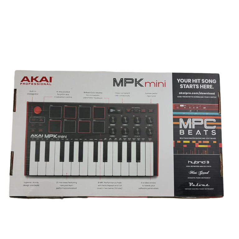 AKAI MPK MINI MK3 KLAWIATURA STERUJĄCA MIDI RED