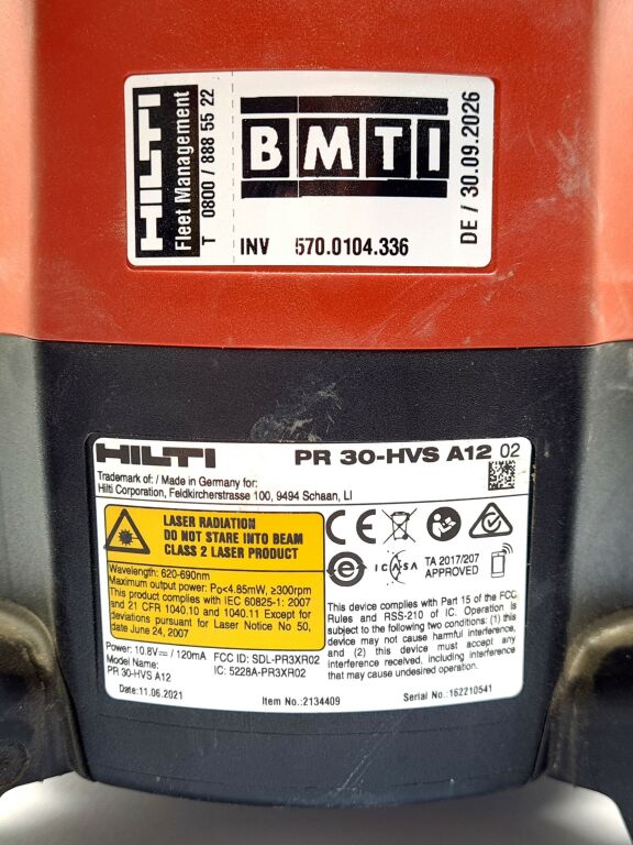 NIWELATOR LASEROWY HILTI PR 30-HVS + ZESTAW