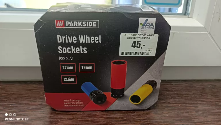 PARKSIDE DRIVE WHEEL SOCKETS PSS3A1