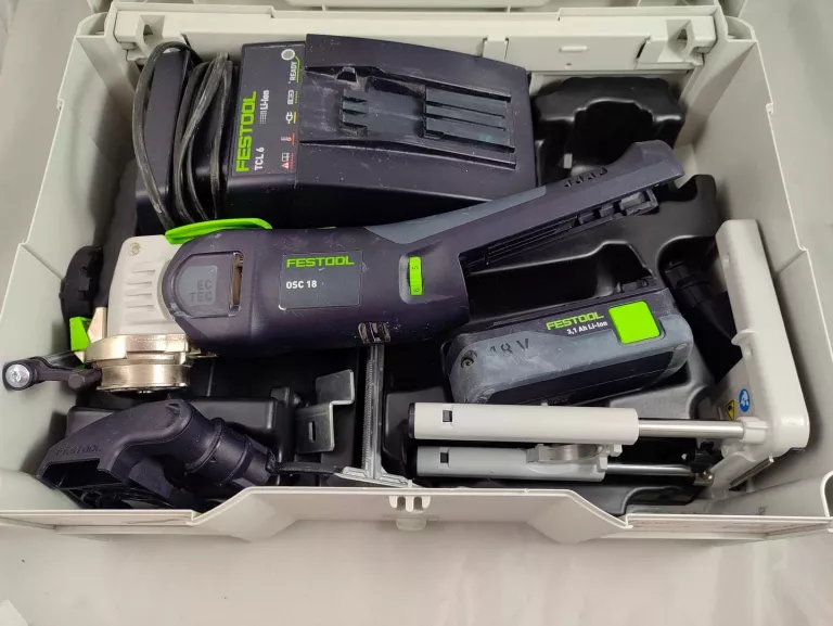 SZLIFIERKA WIELOFUNKCYJNA FESTOOL OSC 18/WALIZKA
