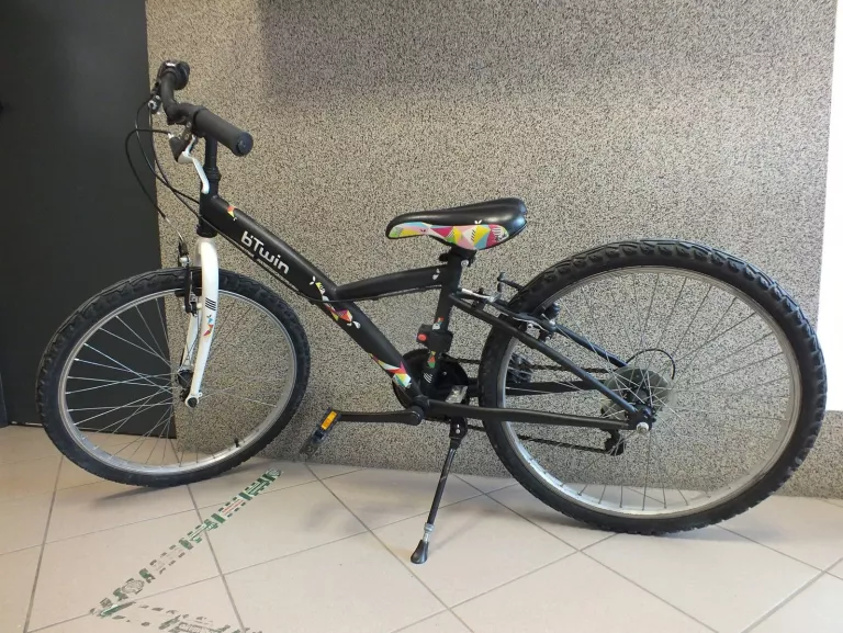 ROWER BTWIN CZARNY 24 POPLY