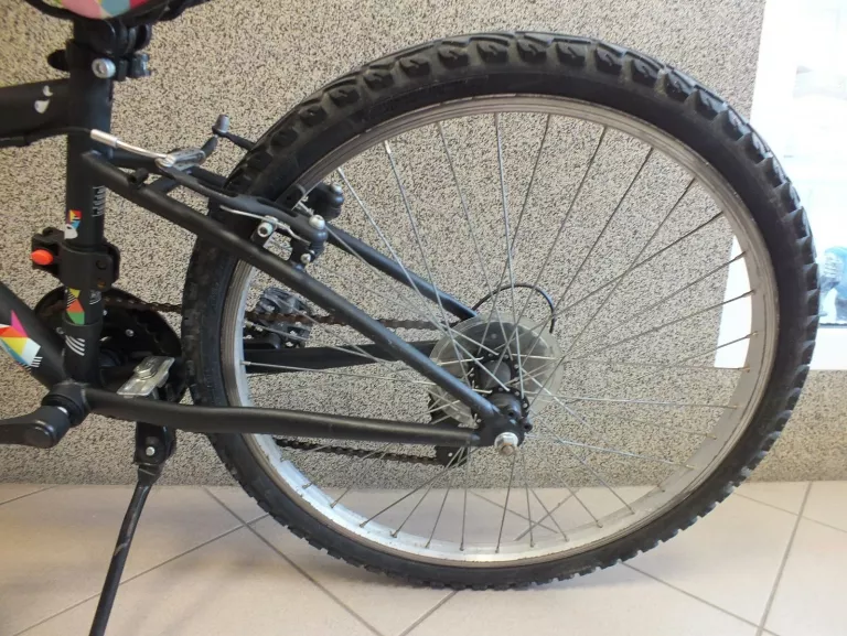 ROWER BTWIN CZARNY 24 POPLY